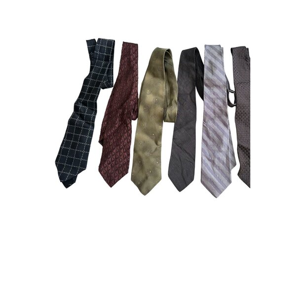 DONNA KARAN Men's Vintage Lot of 7 Neck Ties - Picture 6 of 8